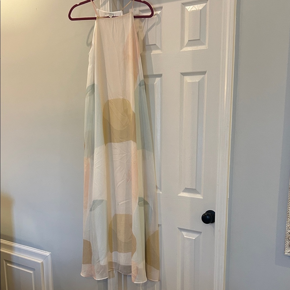 Elegant Multicolor Sleeveless Dress